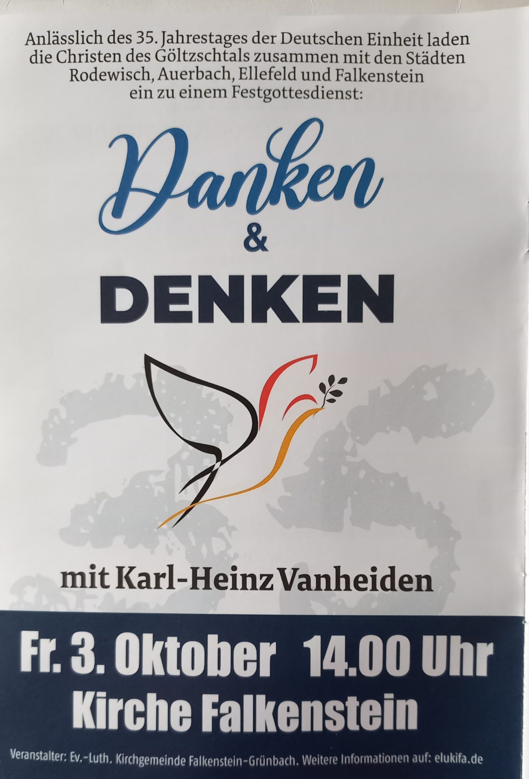 Festgottesdienst  Tag der Deutschen Einheit
